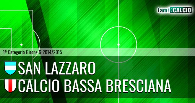 San Lazzaro - Calcio Bassa Bresciana