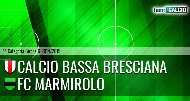 Calcio Bassa Bresciana - Fc Marmirolo