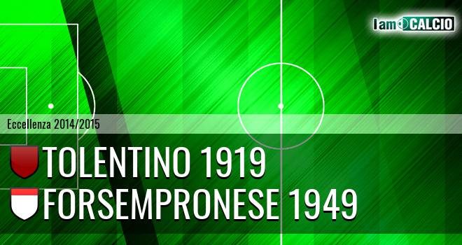 Tolentino 1919 - Forsempronese 1949