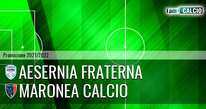 Aesernia Fraterna - Maronea Calcio