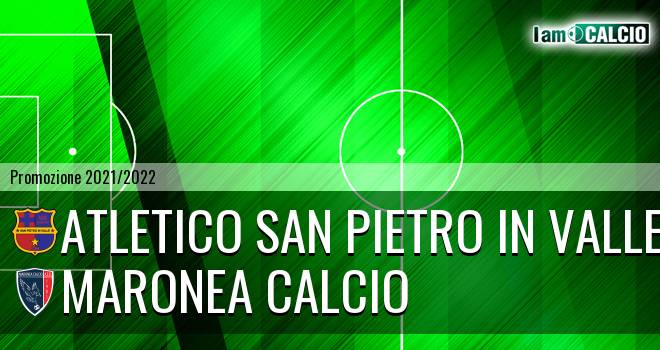 Atletico San Pietro in Valle - Maronea Calcio