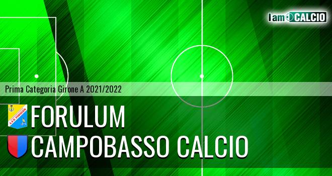 Forulum - Campobasso Calcio