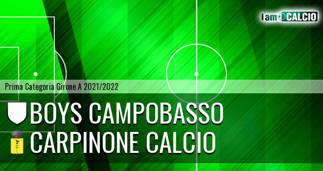 Boys Campobasso - Carpinone Calcio