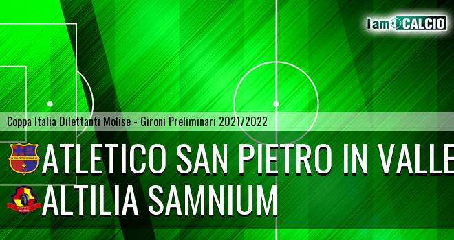 Atletico San Pietro in Valle - Altilia Samnium