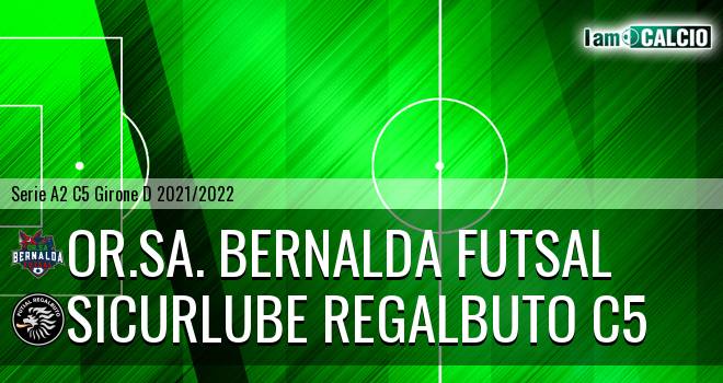 OR.SA. Bernalda Futsal - Sicurlube Regalbuto C5