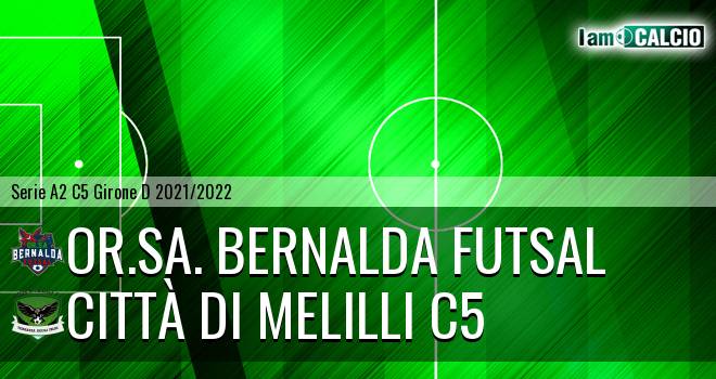 OR.SA. Bernalda Futsal - Città Di Melilli C5
