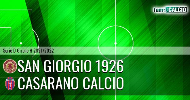 San Giorgio 1926 - Casarano Calcio