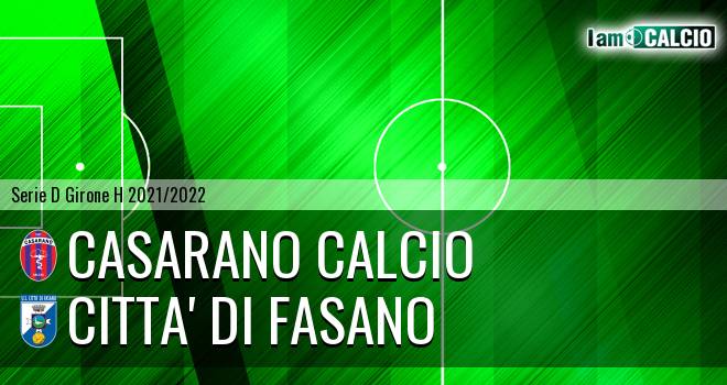 Casarano Calcio - Citta' di Fasano
