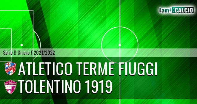 Atletico Terme Fiuggi - Tolentino 1919