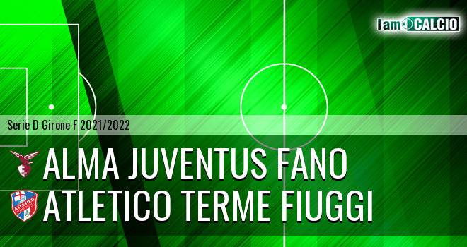 Alma Juventus Fano - Atletico Terme Fiuggi