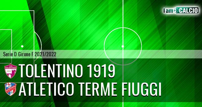 Tolentino 1919 - Atletico Terme Fiuggi