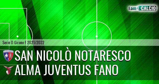 San Nicolò Notaresco - Alma Juventus Fano