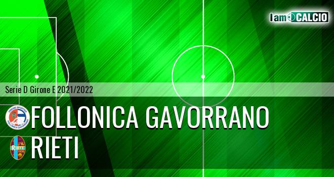 Follonica Gavorrano - Rieti