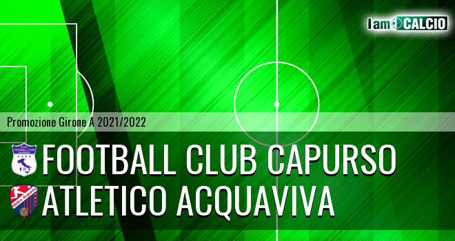 Football Club Capurso - Atletico Acquaviva