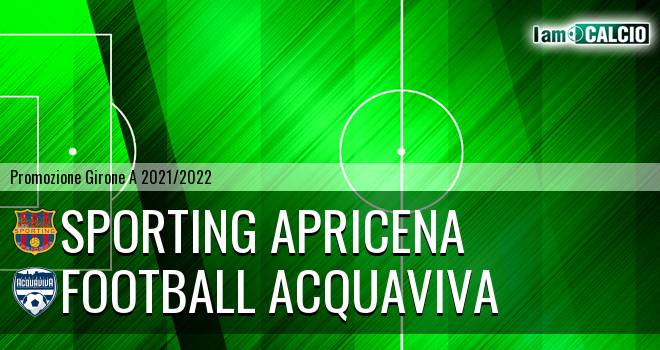 Sporting Apricena - Football Acquaviva