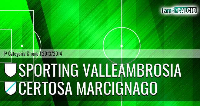 Sporting Valleambrosia - Certosa Marcignago