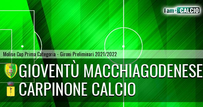 Gioventù Macchiagodenese - Carpinone Calcio