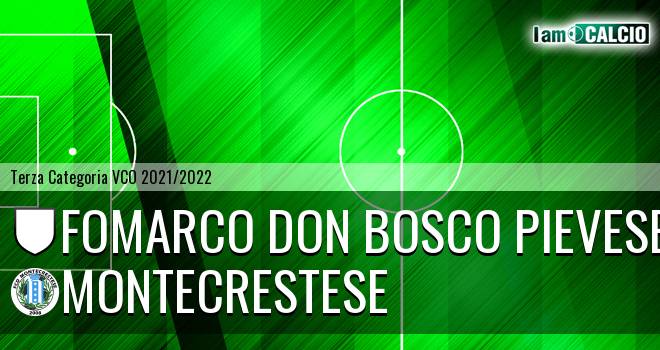 Fomarco Don Bosco Pievese B - Montecrestese