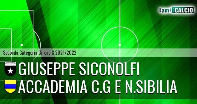 Giuseppe Siconolfi - Accademia C.G e N.Sibilia