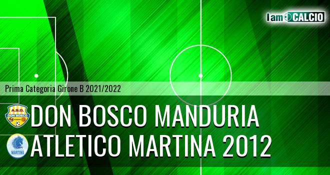 Don Bosco Manduria - Atletico Martina 2012