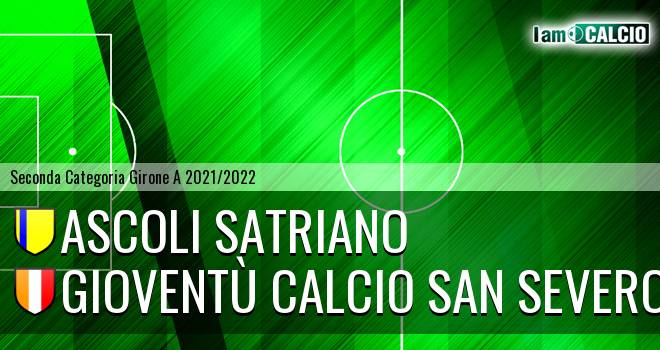 Ascoli Satriano - Gioventù Calcio San Severo