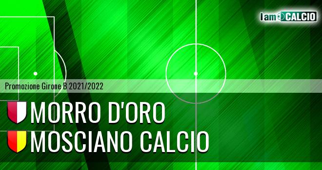 Morro D'Oro - Mosciano Calcio