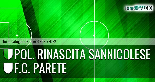 Pol. Rinascita Sannicolese - F.C. Parete