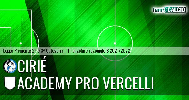 Virtus Cirié - Academy Pro Vercelli