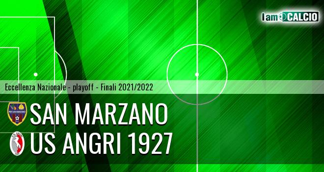 San Marzano - Us Angri 1927 1-1. Cronaca Diretta 19/06/2022