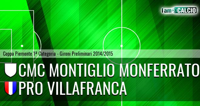 Cmc Montiglio Monferrato - Pro Villafranca