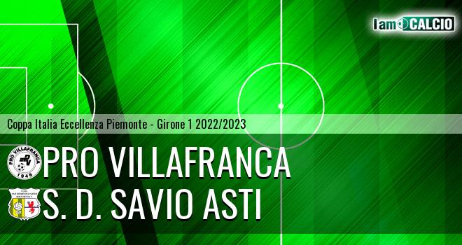 Pro Villafranca - S. D. Savio Asti