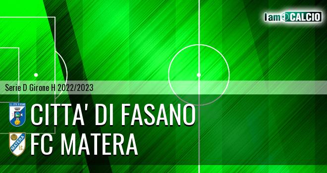 Citta' di Fasano - FC Matera