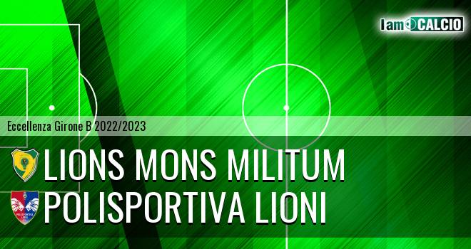 Lions Mons Militum - Polisportiva Lioni