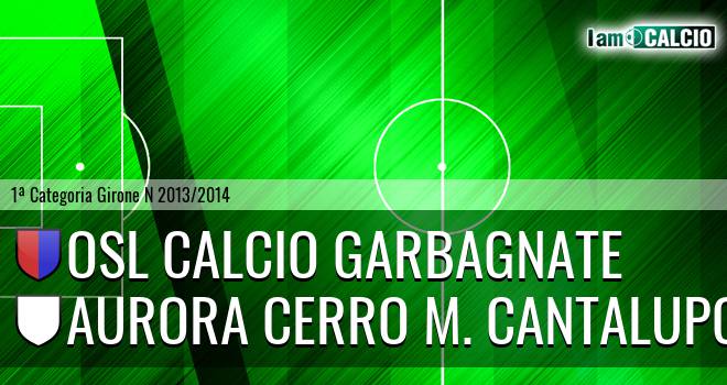 Osl calcio Garbagnate - Aurora Cerro M. Cantalupo