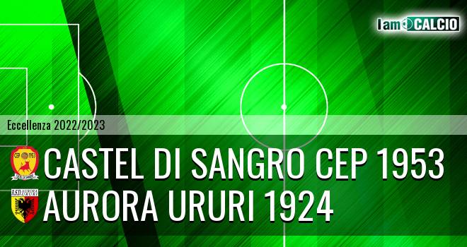 Castel di Sangro CEP 1953 - Aurora Ururi 1924