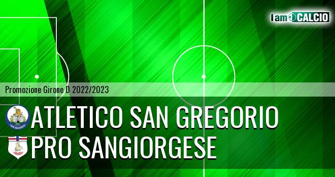 Atletico San Gregorio - Pro Sangiorgese