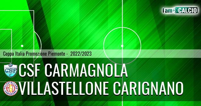 Csf Carmagnola - Villastellone Carignano