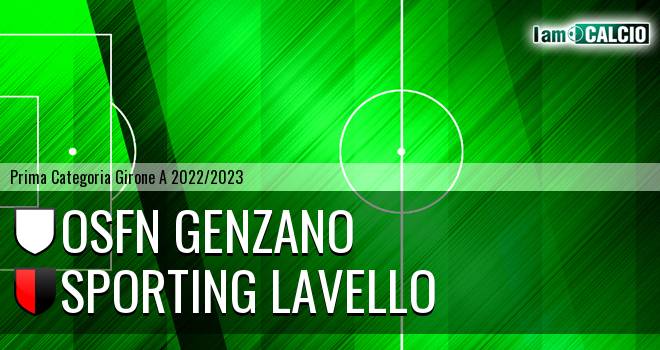 Osfn Genzano - Sporting Lavello