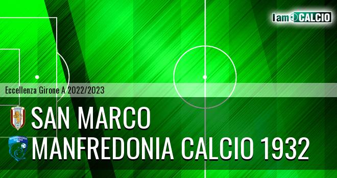 San Marco - Manfredonia Calcio 1932