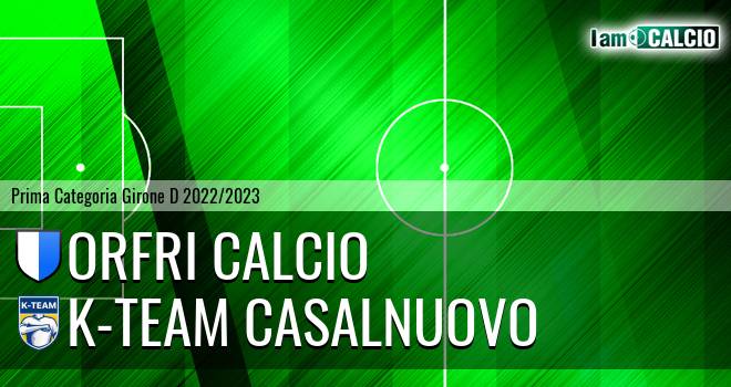 Orfri calcio - K-Team Casalnuovo