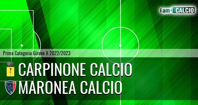 Carpinone Calcio - Maronea Calcio