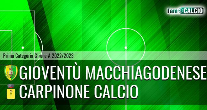 Gioventù Macchiagodenese - Carpinone Calcio