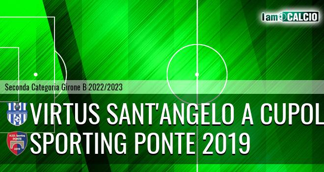 Virtus Sant'Angelo a Cupolo - Sporting Ponte 2019