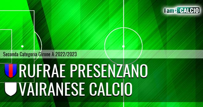 Rufrae Presenzano - Vairanese Calcio