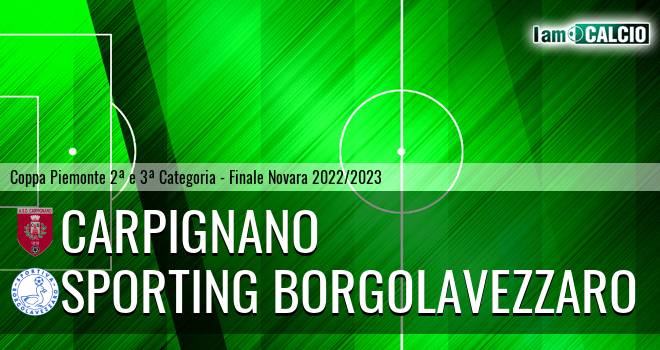 Carpignano - Sporting Borgolavezzaro