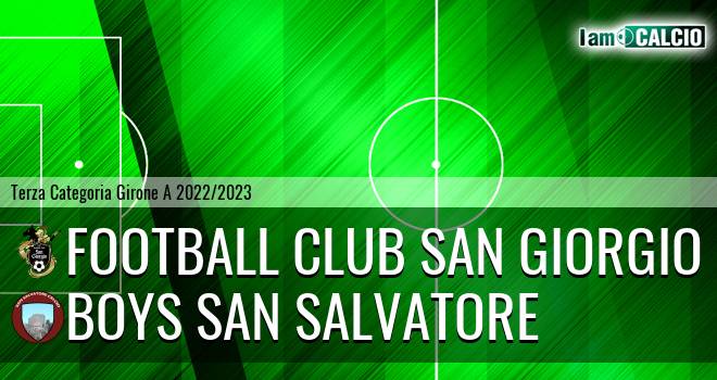 Football Club San Giorgio - Boys San Salvatore