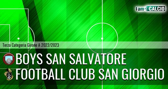 Boys San Salvatore - Football Club San Giorgio