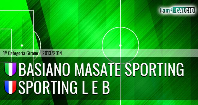 Basiano Masate Sporting - Sporting L E B