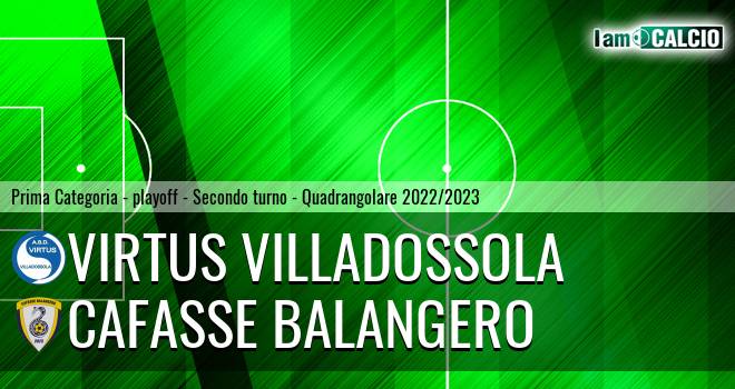 Virtus Villadossola - Cafasse Balangero