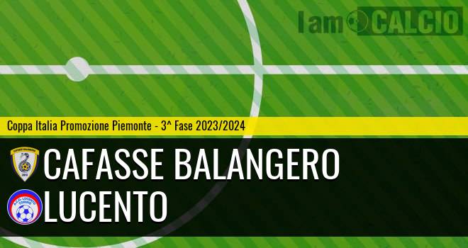 Cafasse Balangero - Lucento